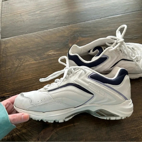 Reebok DMX Walk Men’s White & Blue Lace-Up Tennis Shoes Size 8 GUC - Picture 9 of 13